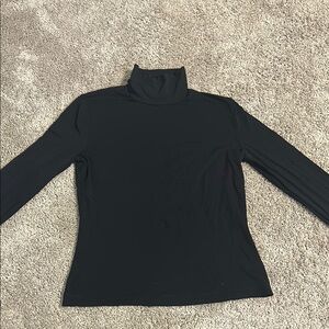 Elegant Black Turtleneck Top